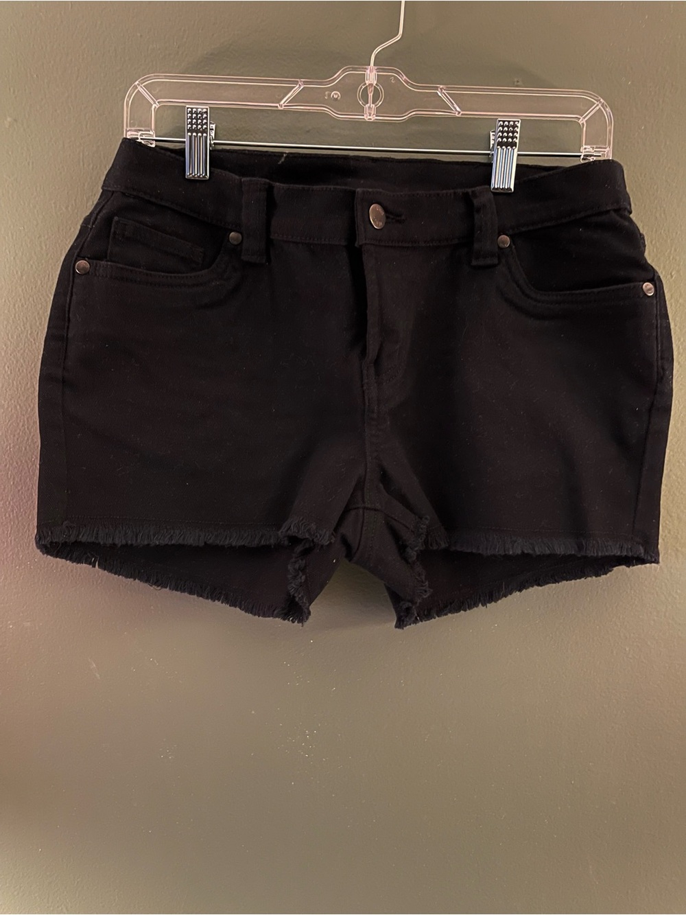 VENUS Black Denim Cutoff Shorts